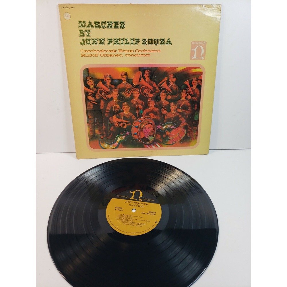 MARCHES BY JOHN PHILIP SOUSA Czechoslovak Brass Orchestra Rudolf Urbanec  LP